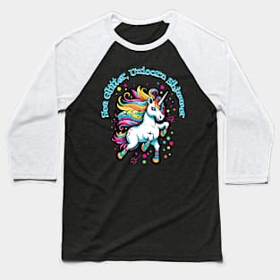 Sea Glitter, Unicorn Shimmer Baseball T-Shirt